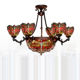 Lustre de vitral Tiffany...